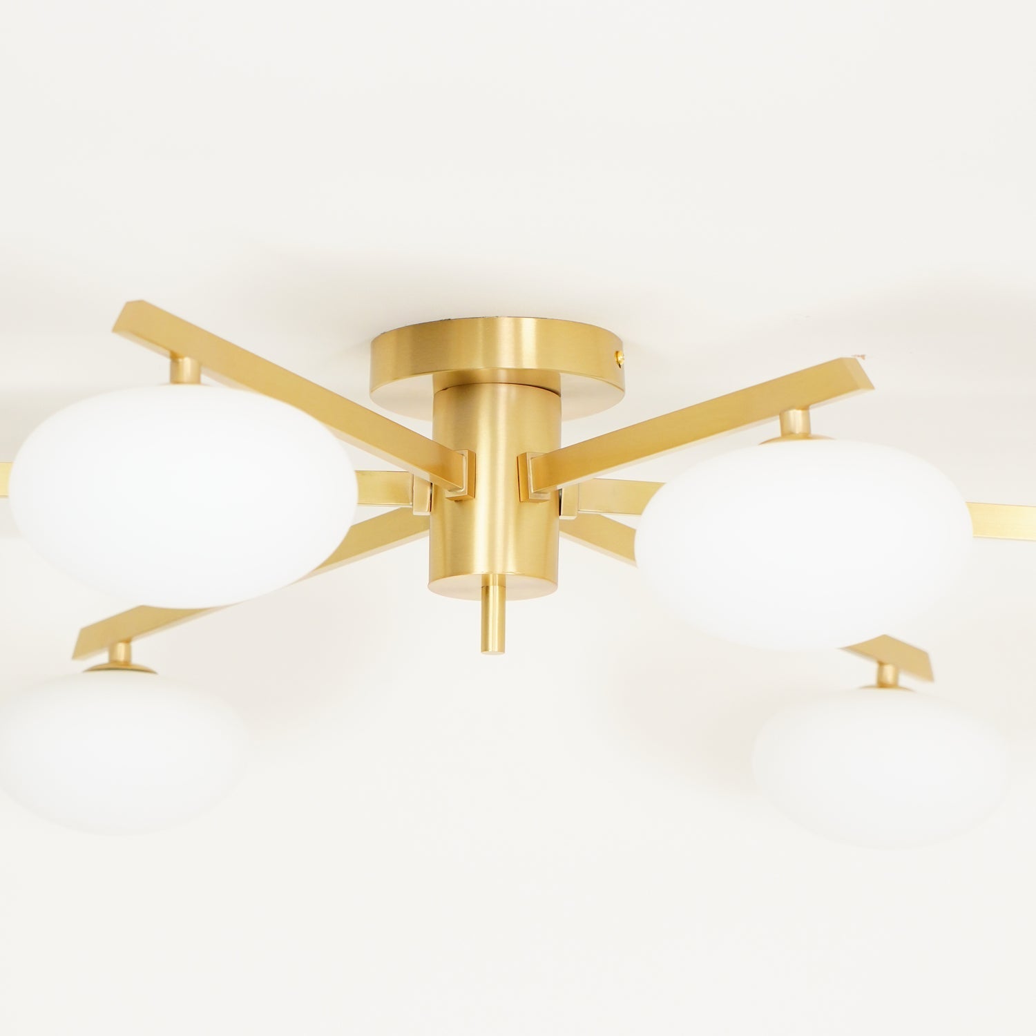 Lustra Plafonnier Noir Blanc Verre - Neutralighting