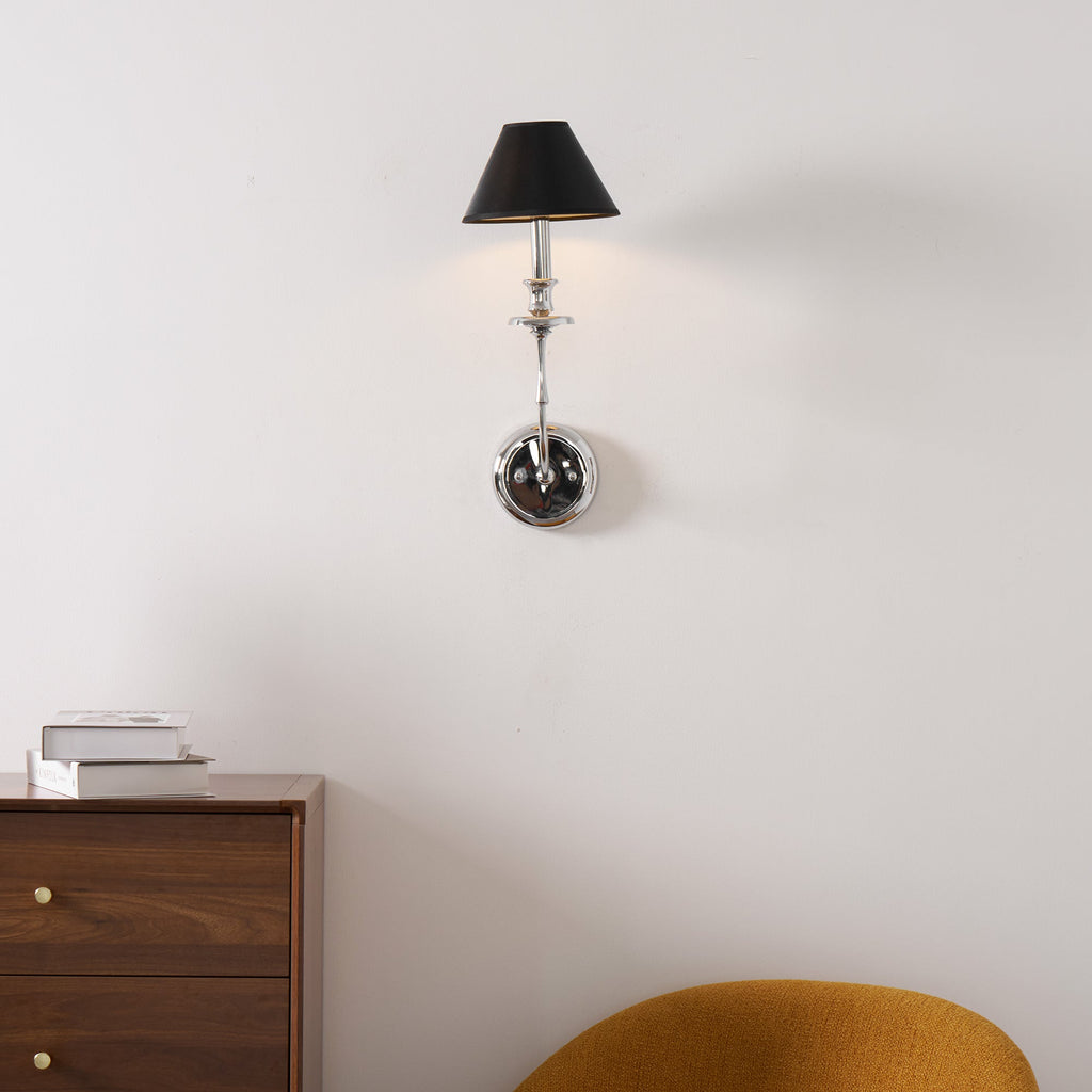 Vedoror Applique Murale Tissu Laiton Industriel Vintage - Neutralighting