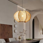 Calyraice Suspension en Bois et Corde de Chanvre - Neutralighting