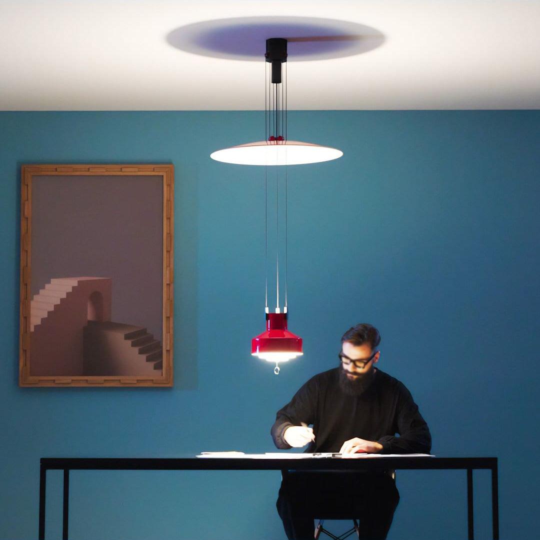 Jeka Lampe Suspendue Moderne Disque Réglable - Neutralighting