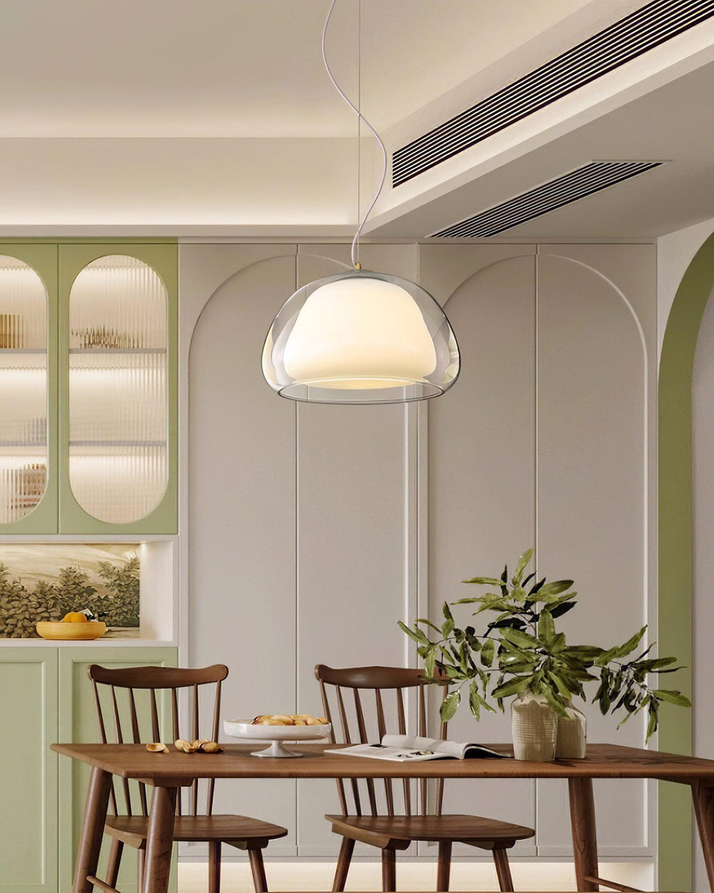 Elvo Lustra Lampe Suspendue Verre - Neutralighting
