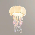 Jellyfish Lampe Pendante Rubans Irisés en Tissu - Neutralighting