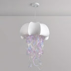 Jellyfish Lampe Pendante Rubans Irisés en Tissu - Neutralighting