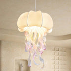 Jellyfish Lampe Pendante Rubans Irisés en Tissu - Neutralighting
