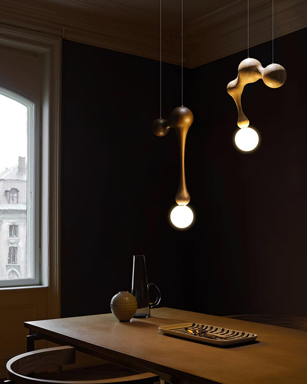 Thaddeus Lampe Pendante en Bois de Luxe - Neutralighting