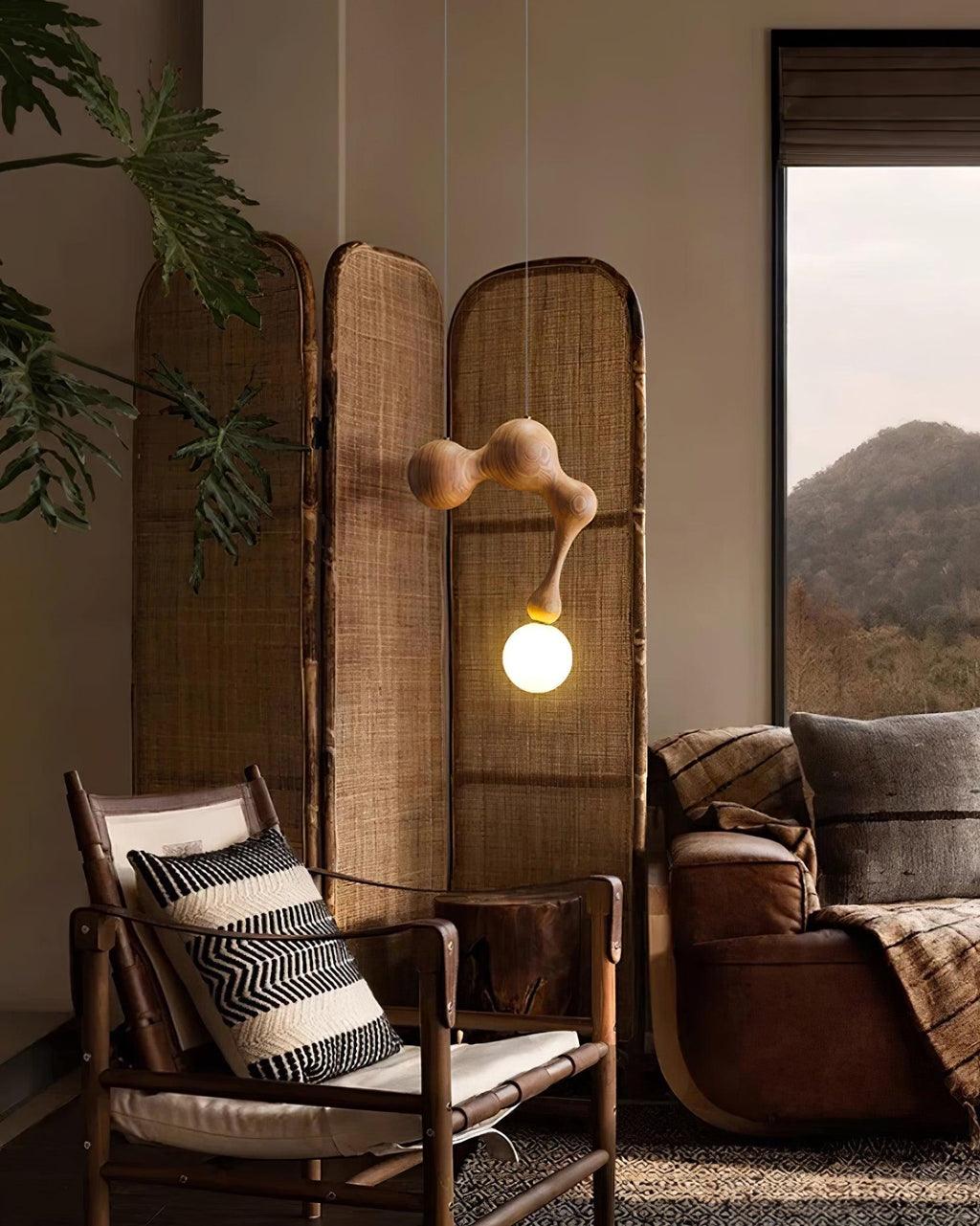 Thaddeus Lampe Pendante en Bois de Luxe - Neutralighting