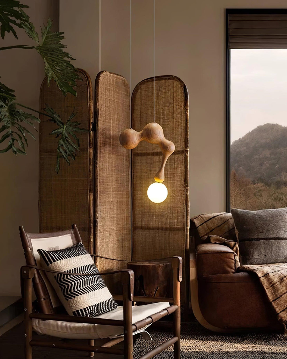 Thaddeus Lampe Pendante en Bois de Luxe - Neutralighting