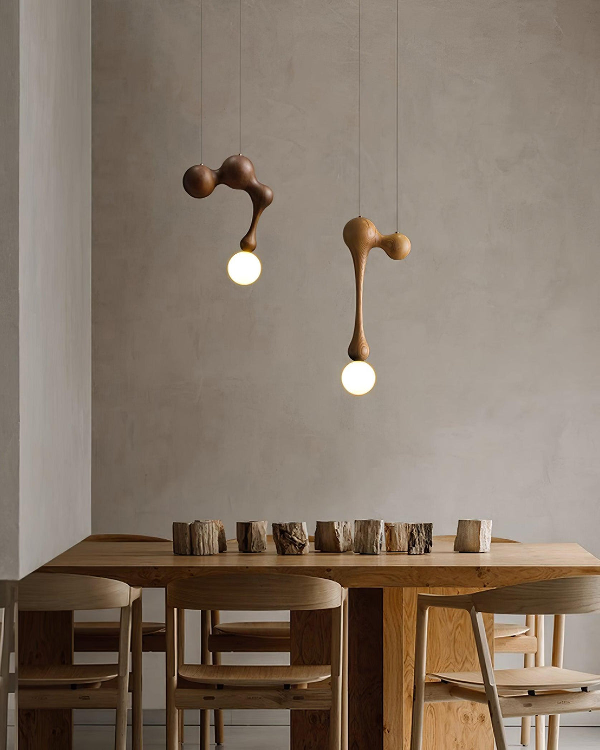 Thaddeus Lampe Pendante en Bois de Luxe - Neutralighting