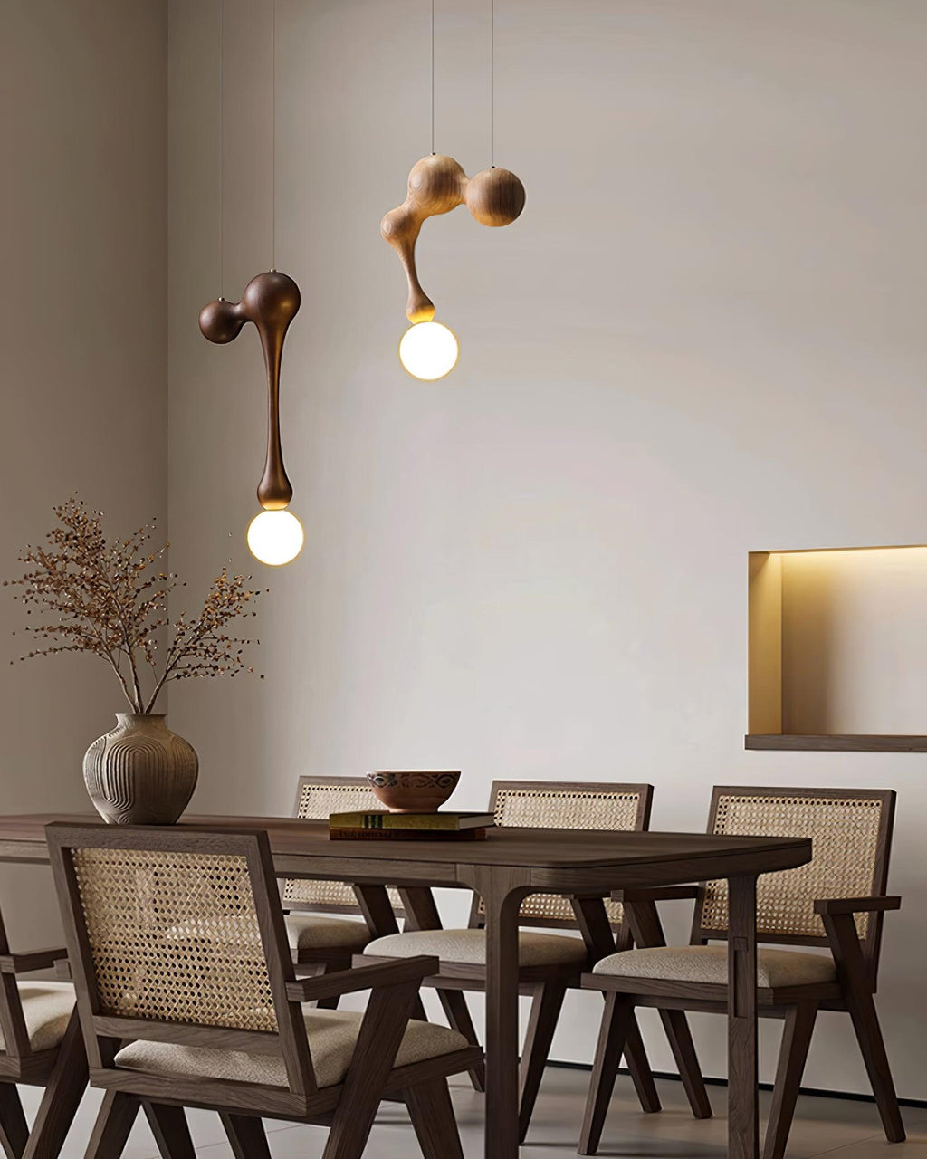 Thaddeus Lampe Pendante en Bois de Luxe - Neutralighting