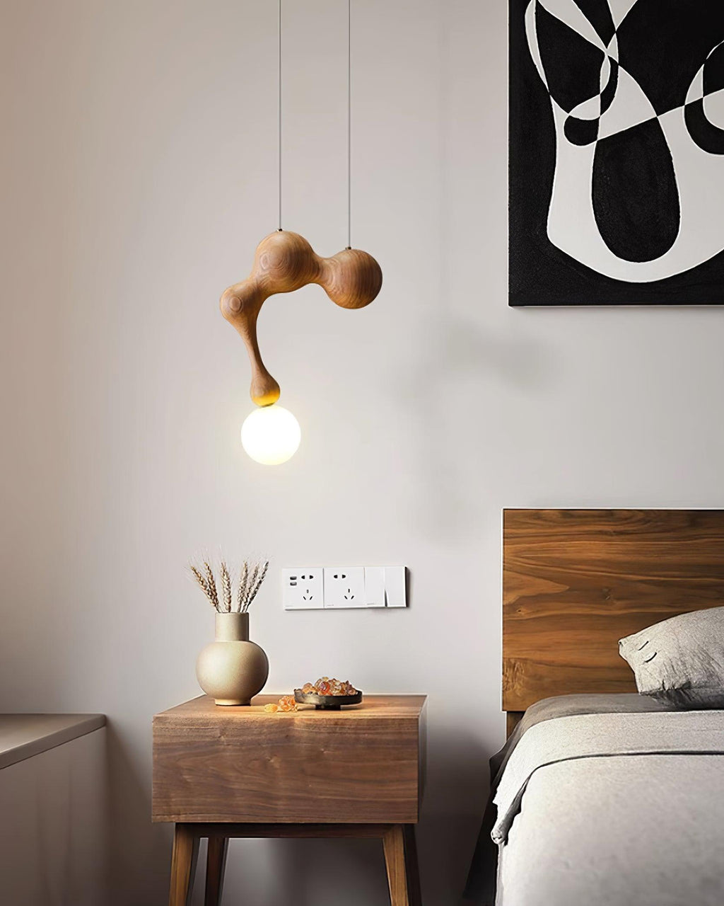 Thaddeus Lampe Pendante en Bois de Luxe - Neutralighting