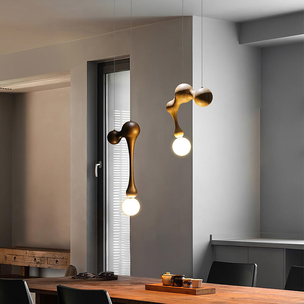 Thaddeus Lampe Pendante en Bois de Luxe - Neutralighting