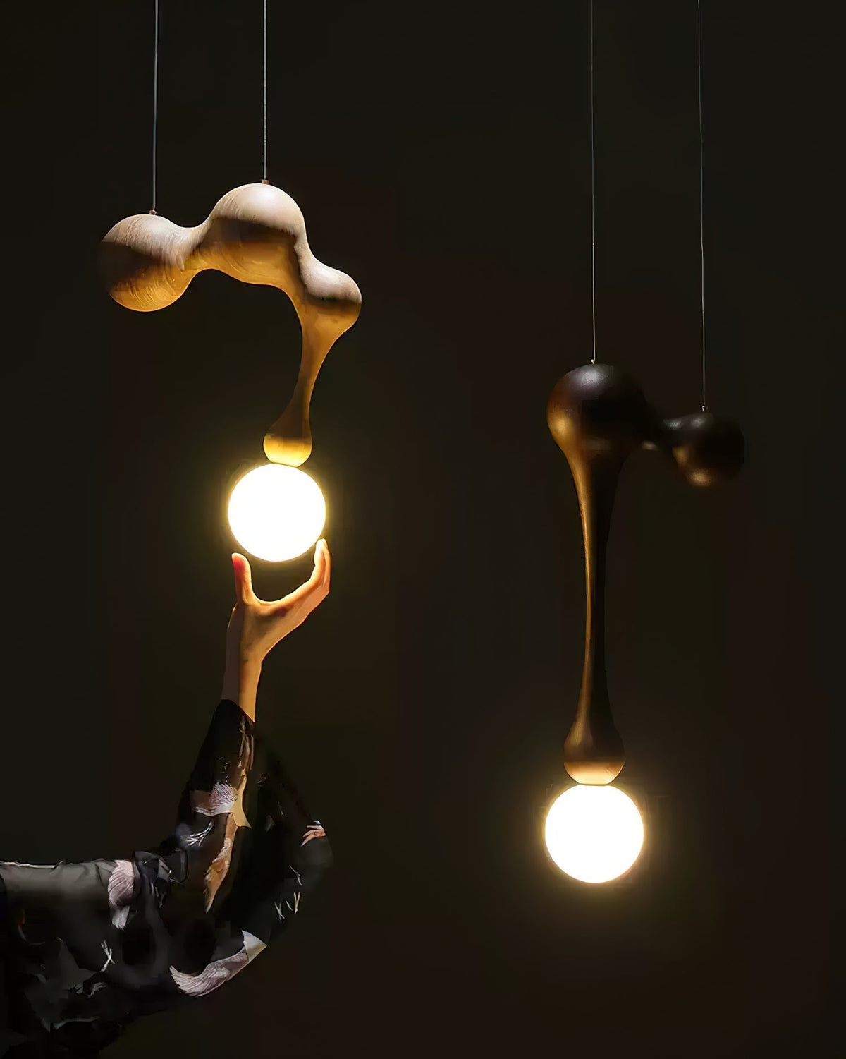 Thaddeus Lampe Pendante en Bois de Luxe - Neutralighting