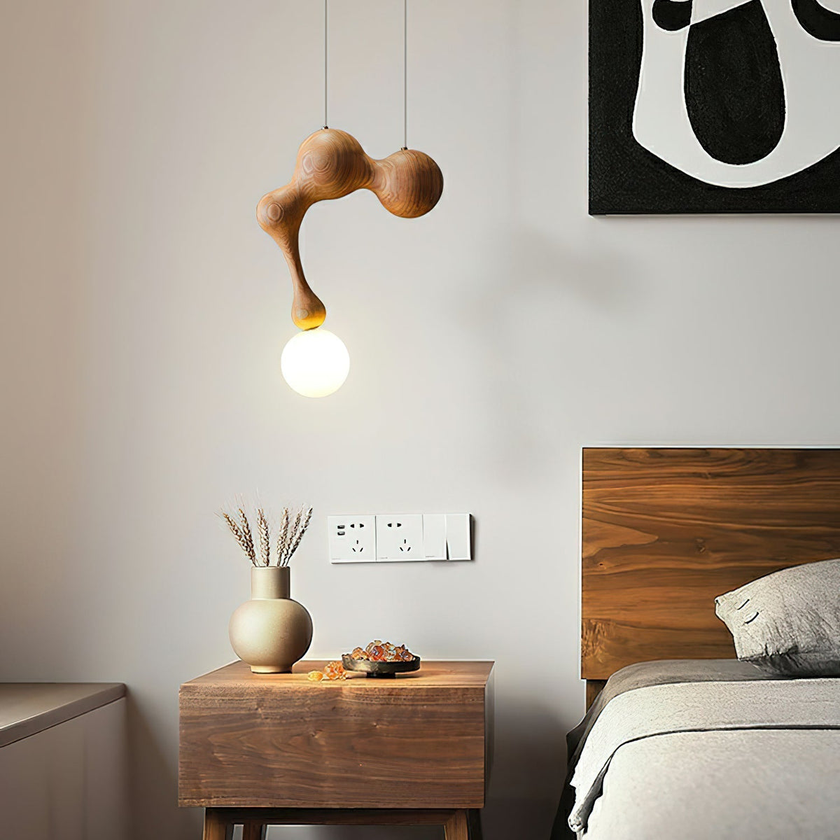 Thaddeus Lampe Pendante en Bois de Luxe - Neutralighting