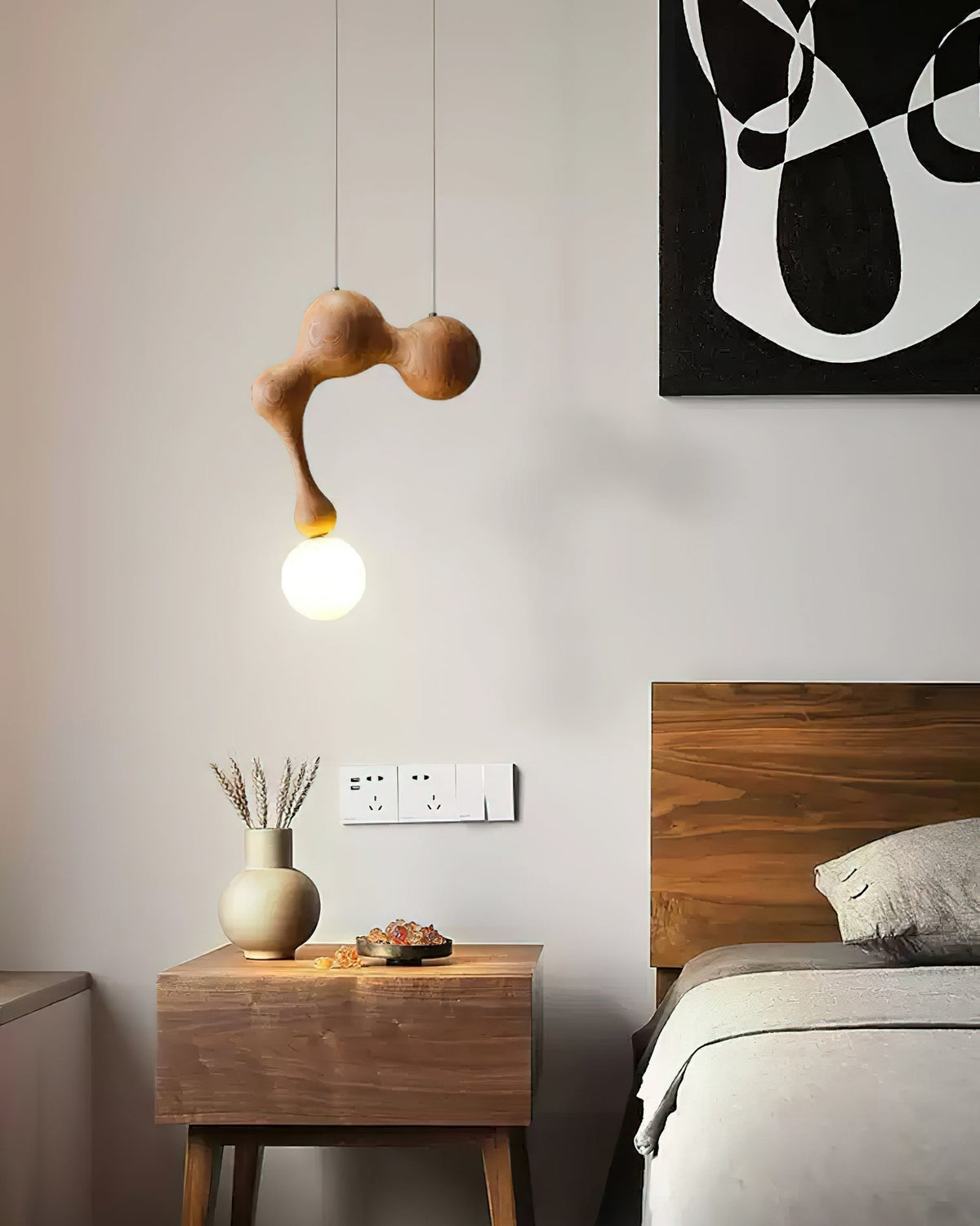 Thaddeus Lampe Pendante en Bois de Luxe - Neutralighting