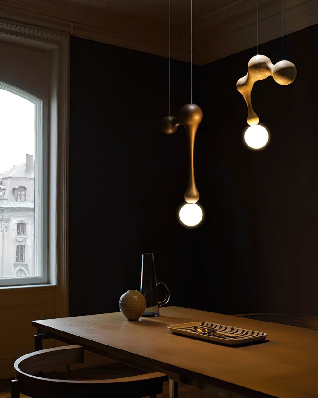 Thaddeus Lampe Pendante en Bois de Luxe - Neutralighting
