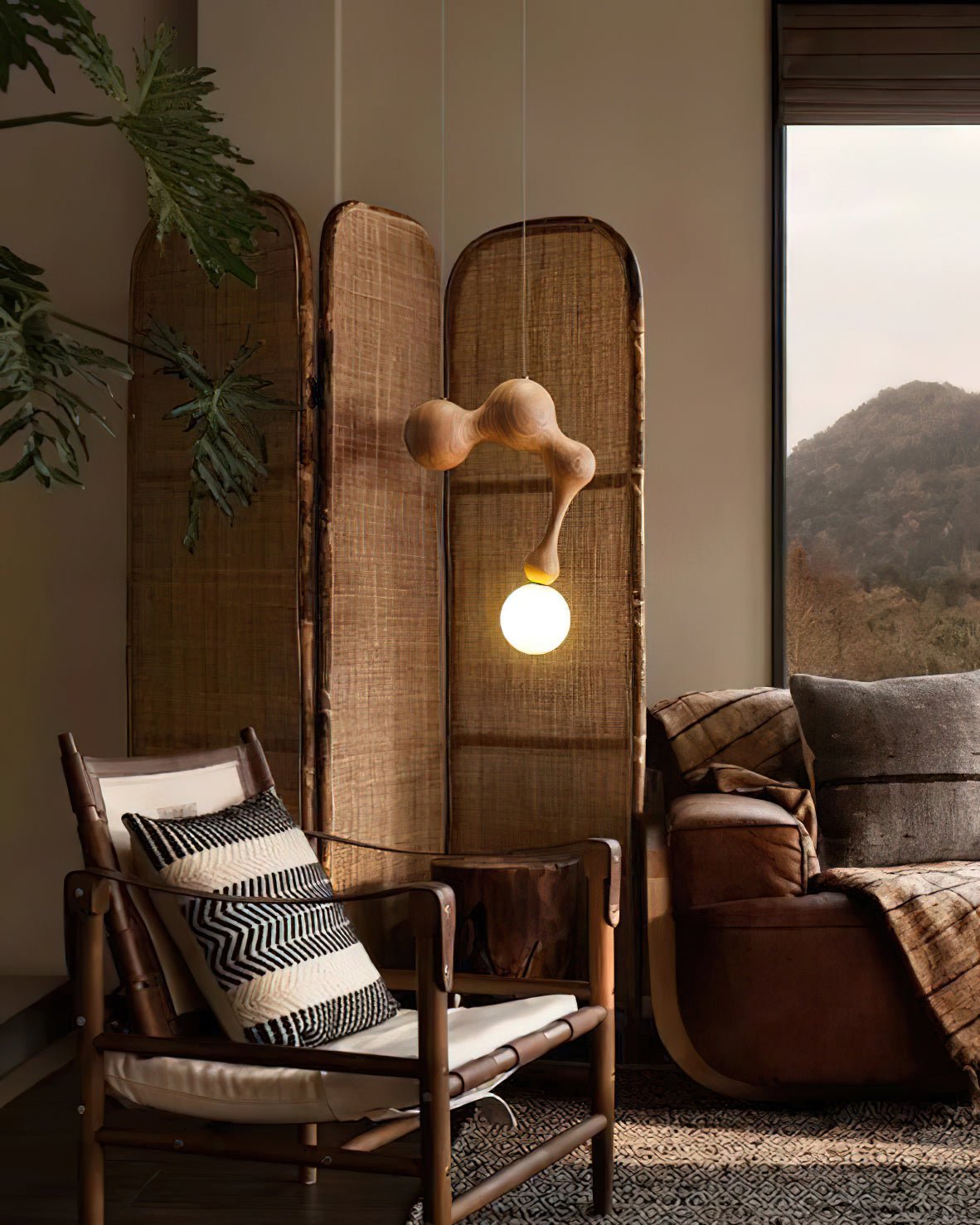 Thaddeus Lampe Pendante en Bois de Luxe - Neutralighting
