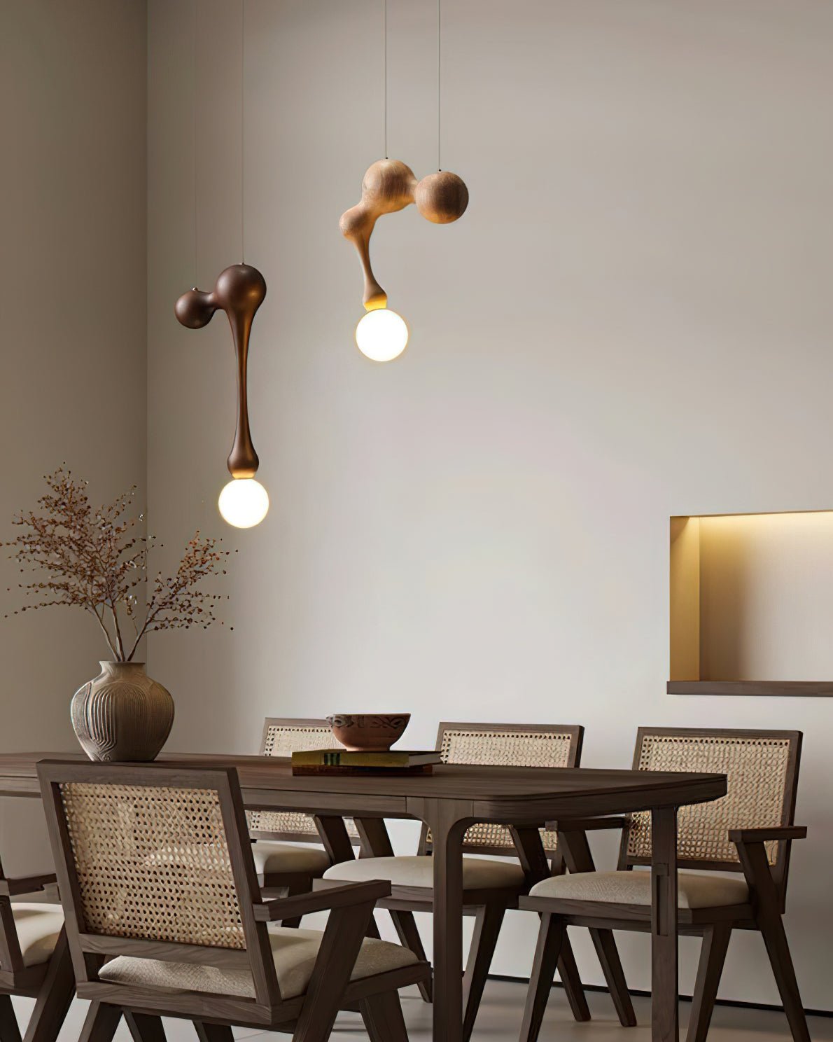 Thaddeus Lampe Pendante en Bois de Luxe - Neutralighting