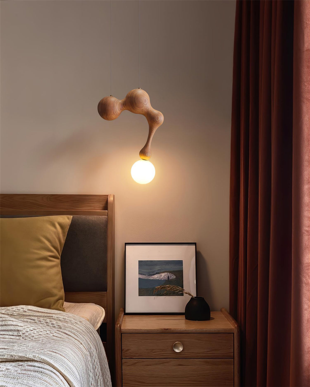 Thaddeus Lampe Pendante en Bois de Luxe - Neutralighting