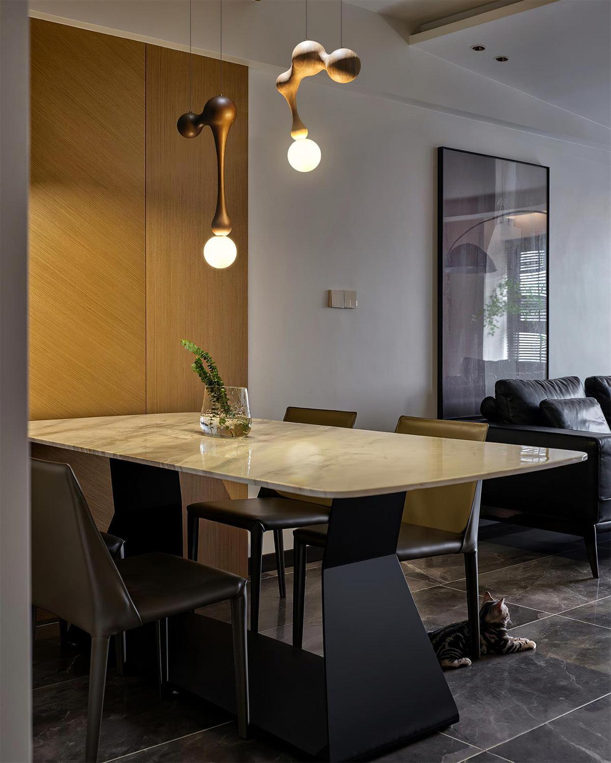 Thaddeus Lampe Pendante en Bois de Luxe - Neutralighting