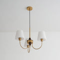 Jeremiah Lustra Lustre Laiton Blanc Plissé Élégant - Neutralighting