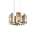 Nyraeila Lustre Métal Albâtre Rond Luxe Postmoderne - Neutralighting