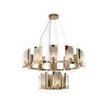 Nyraeila Lustre Métal Albâtre Rond Luxe Postmoderne - Neutralighting