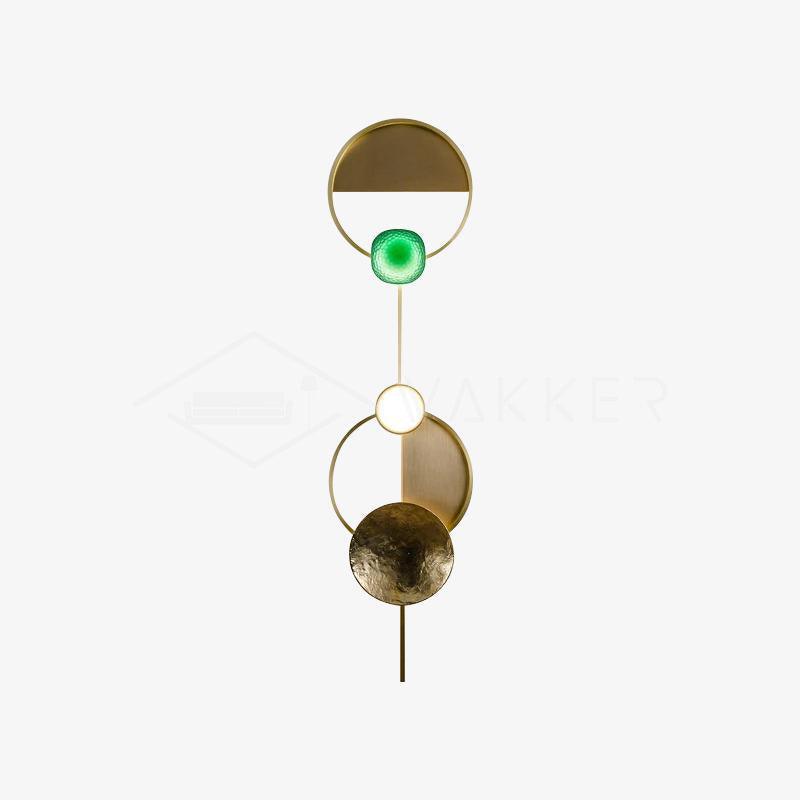 OrbitenApplique Murale en Laiton et Verre Moderne - Neutralighting