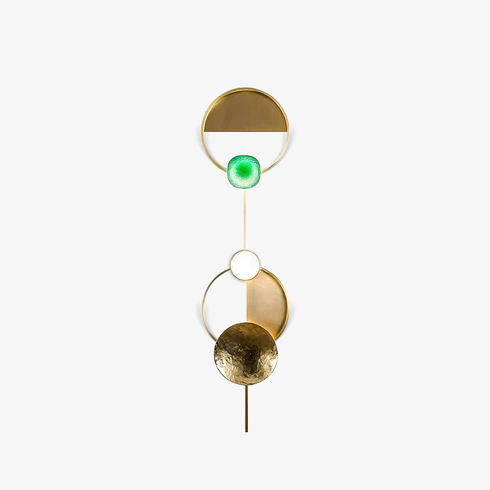 OrbitenApplique Murale en Laiton et Verre Moderne - Neutralighting