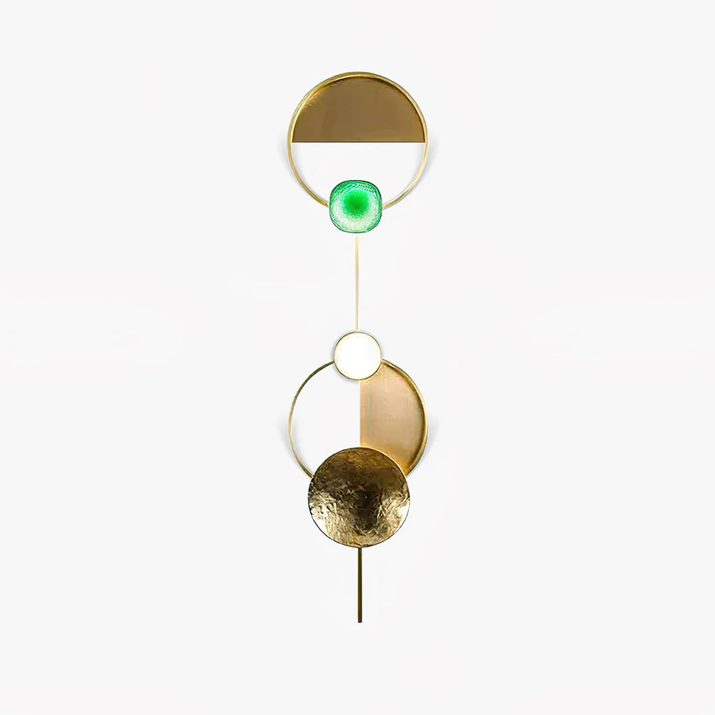 OrbitenApplique Murale en Laiton et Verre Moderne - Neutralighting