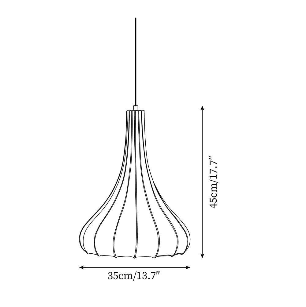 Serica Lampe Suspendue Moderne en Forme de Larme - Neutralighting