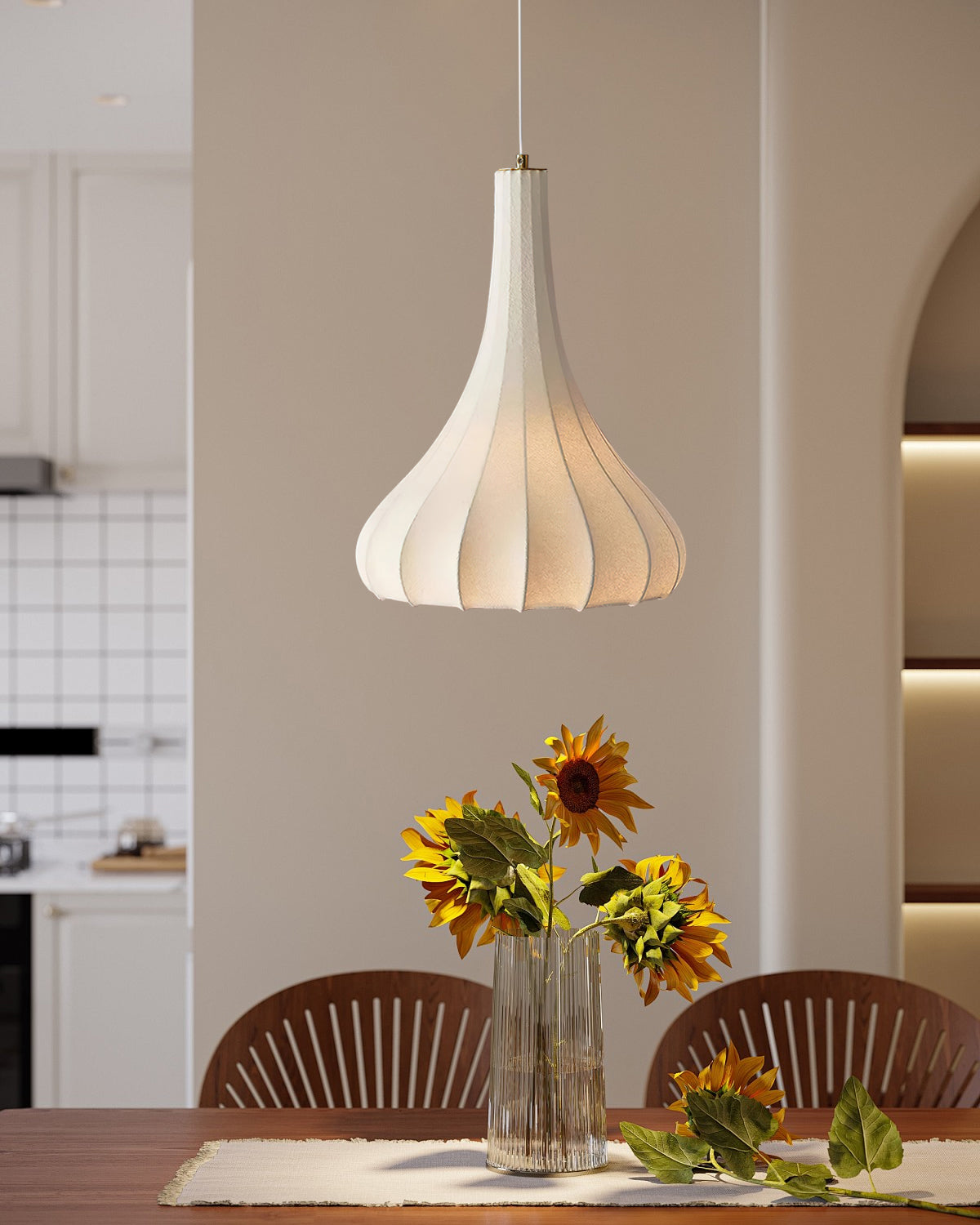Serica Lampe Suspendue Moderne en Forme de Larme - Neutralighting