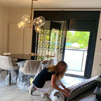 Lustra Chandelier LED Cristal Clair - Neutralighting