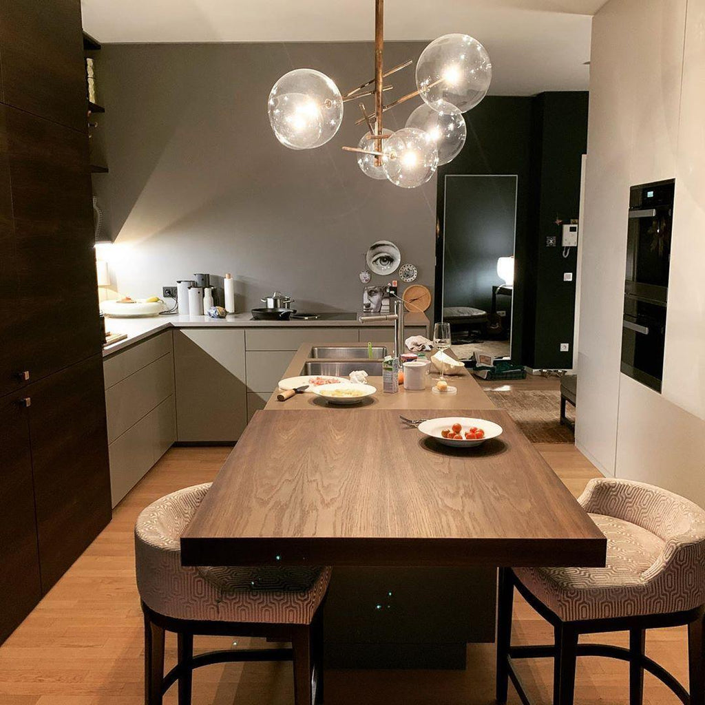 Lustra Chandelier LED Cristal Clair - Neutralighting