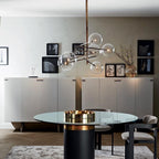 Lustra Chandelier LED Cristal Clair - Neutralighting