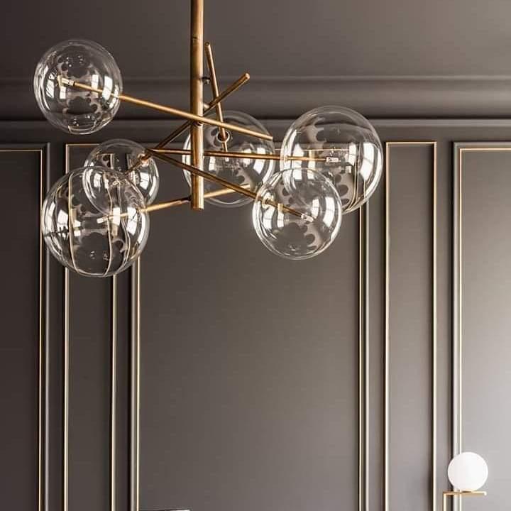 Lustra Chandelier LED Cristal Clair - Neutralighting
