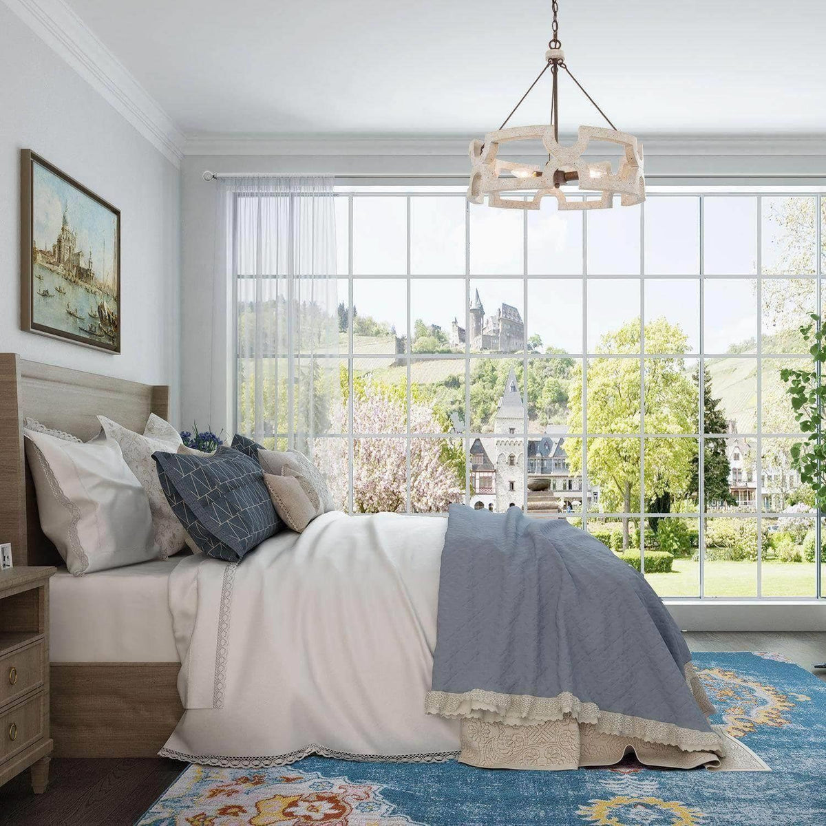 Evelan Lustre Bois Sculpté à la Main Créativité Individuelle - Neutralighting