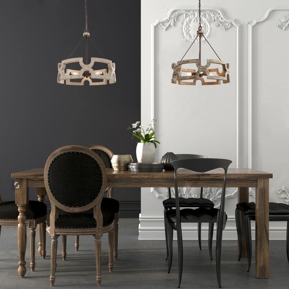 Evelan Lustre Bois Sculpté à la Main Créativité Individuelle - Neutralighting