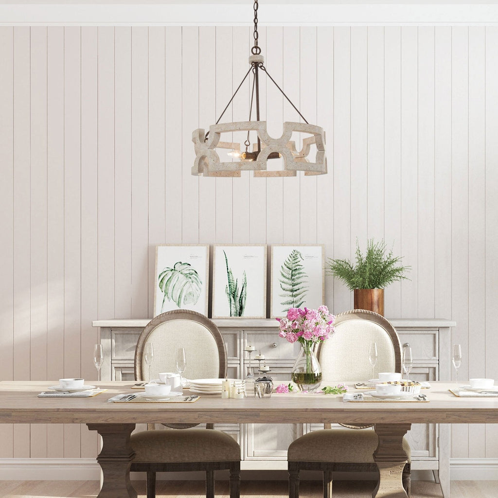 Evelan Lustre Bois Sculpté à la Main Créativité Individuelle - Neutralighting
