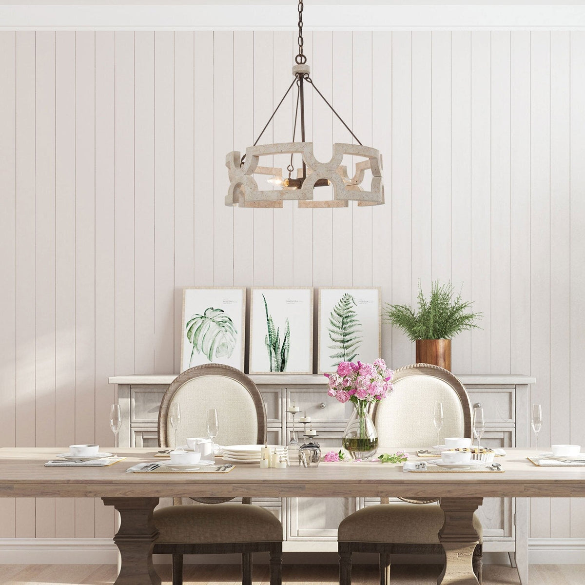 Evelan Lustre Bois Sculpté à la Main Créativité Individuelle - Neutralighting