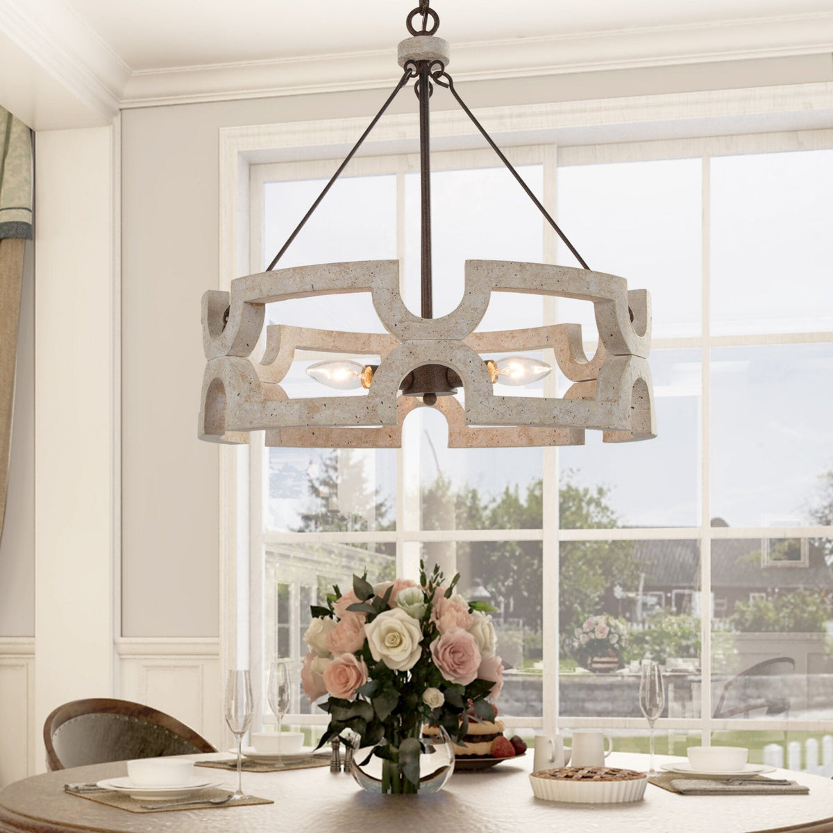 Evelan Lustre Bois Sculpté à la Main Créativité Individuelle - Neutralighting