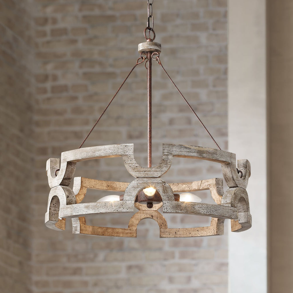 Evelan Lustre Bois Sculpté à la Main Créativité Individuelle - Neutralighting