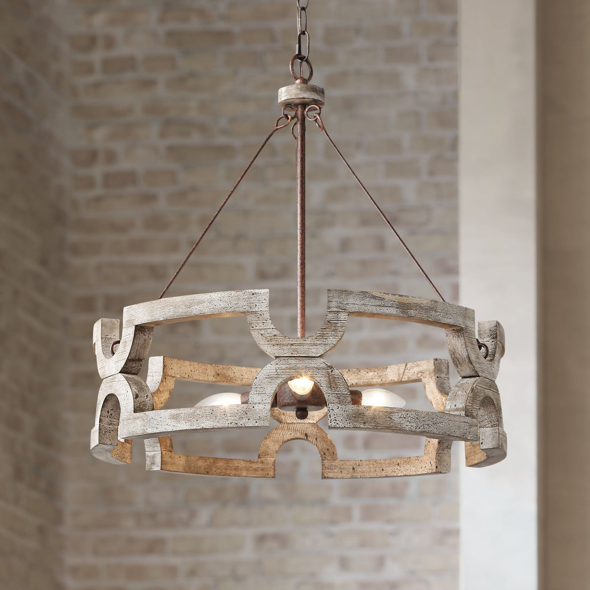 Evelan Lustre Bois Sculpté à la Main Créativité Individuelle - Neutralighting