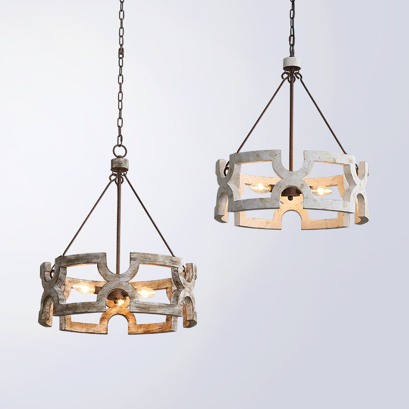 Evelan Lustre Bois Sculpté à la Main Créativité Individuelle - Neutralighting