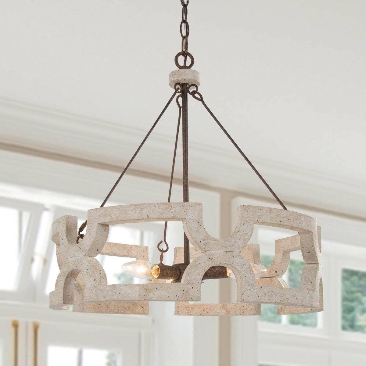 Evelan Lustre Bois Sculpté à la Main Créativité Individuelle - Neutralighting