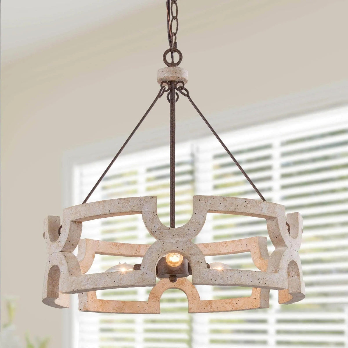 Evelan Lustre Bois Sculpté à la Main Créativité Individuelle - Neutralighting
