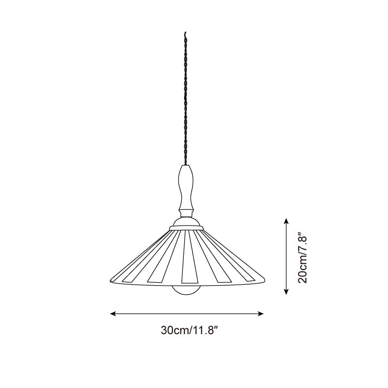 Jollycap Suspension Abat-jour Céramique Rayé - Neutralighting