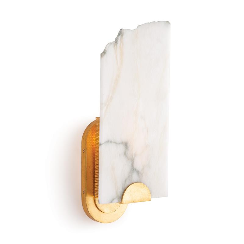 Olphaiel Applique Murale Laiton Albâtre Minimaliste Moderne - Neutralighting