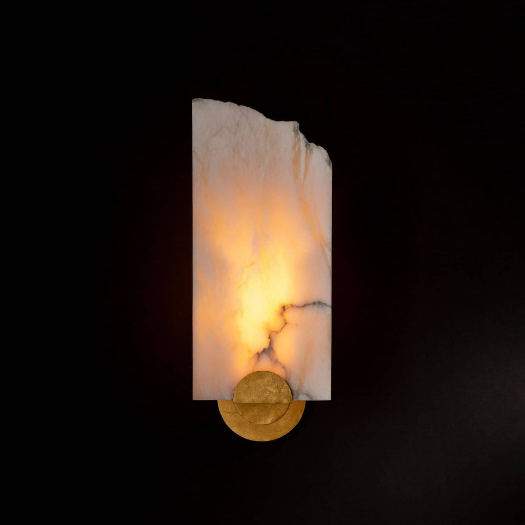 Olphaiel Applique Murale Laiton Albâtre Minimaliste Moderne - Neutralighting