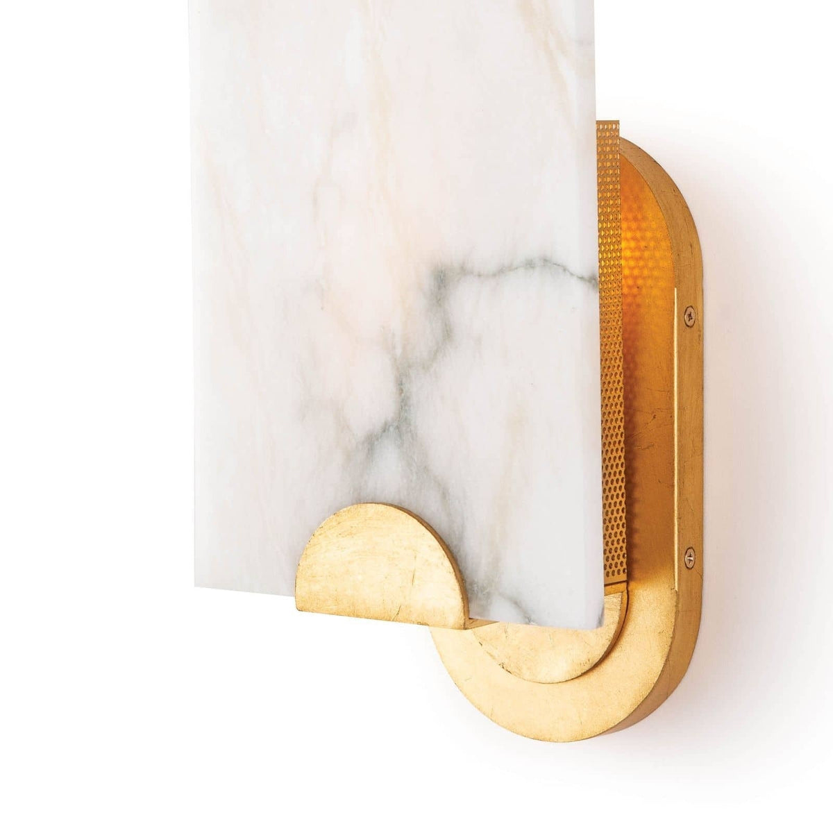Olphaiel Applique Murale Laiton Albâtre Minimaliste Moderne - Neutralighting