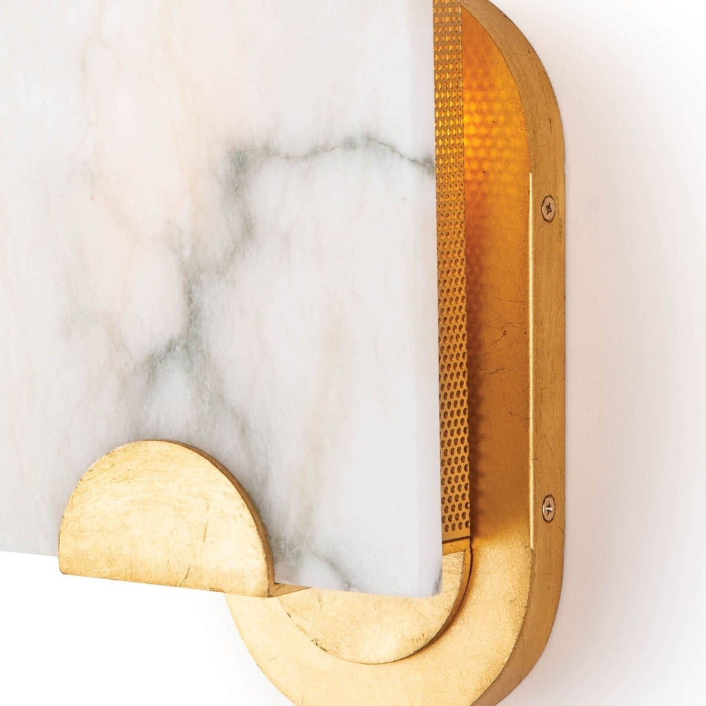 Olphaiel Applique Murale Laiton Albâtre Minimaliste Moderne - Neutralighting